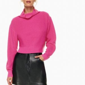 Wilfred Montpellier Waist Turtleneck wool blend sweater XL runs small